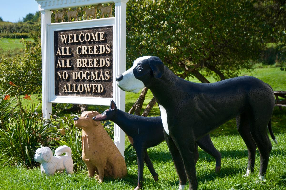 Dog Chapel sign