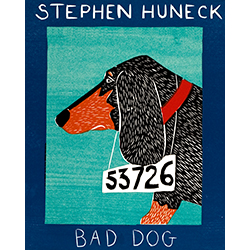 Bad Dog-Dachshund - Giclee Print
