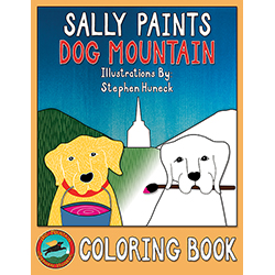 Sally Paints Dog Mountain - Coloring Book
