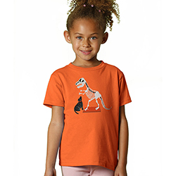 Sally & the Dinosaur - Kids T-Shirt