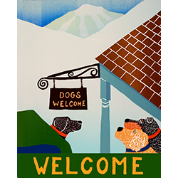 Dogs Welcome Inn - Giclee Print
