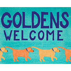 Goldens Welcome - Giclee Print