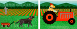 The Tractor - Diptych Giclee