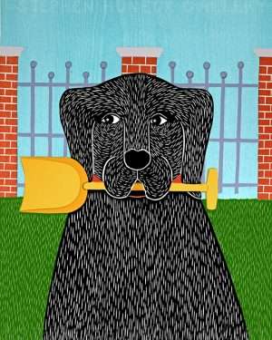 Sally & Her Shovel - Giclee Print