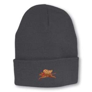 Gray - Angel Dog Knit Hat