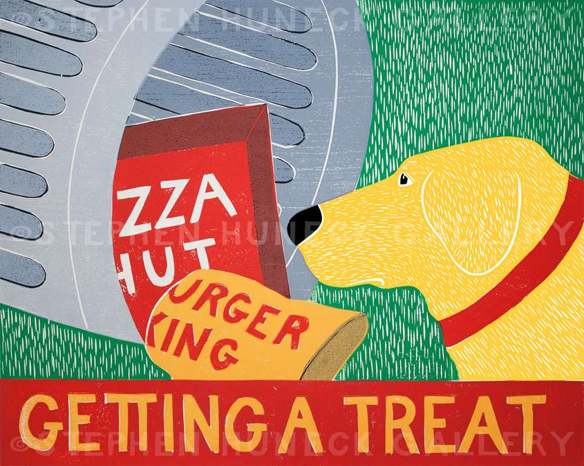 DISABLEDGetting a Treat-Garbage - Giclee Print