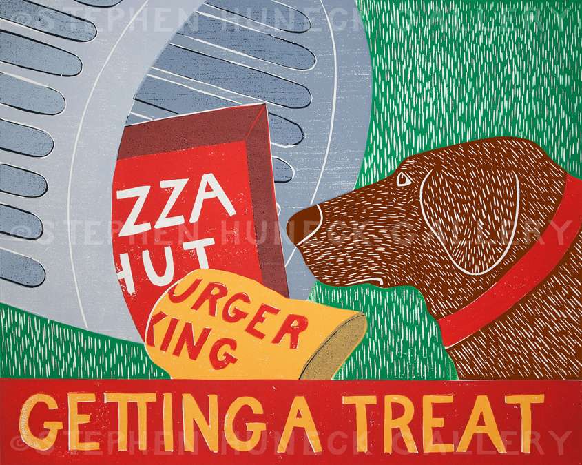 DISABLEDGetting a Treat-Garbage - Giclee Print