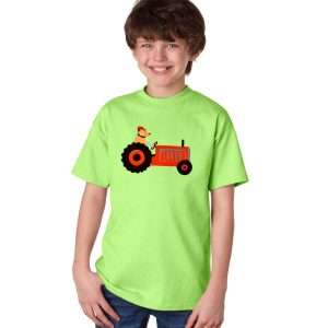 Tractor Dog - Kids T-Shirt