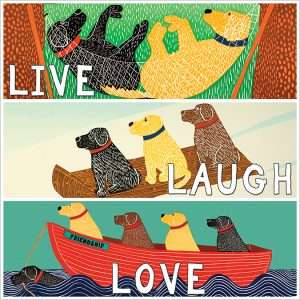 Live, Laugh, Love - Sticker Decal