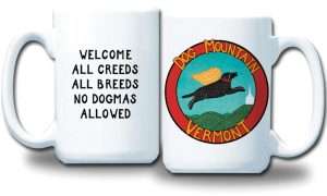 Dog Mountain VT Logo Mug