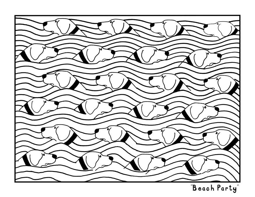 Sally Paints Dog Mountain - Coloring Book