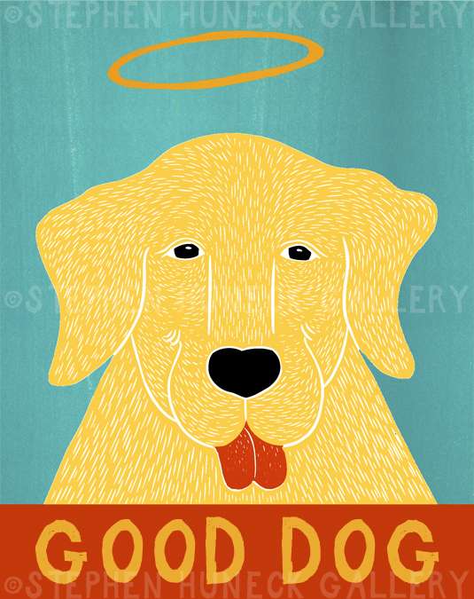 Good Dog-Happy Lab - Giclee Print
