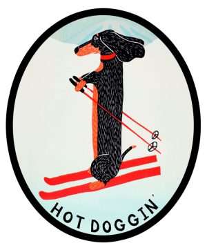 Hotdoggin' - Sticker Decal
