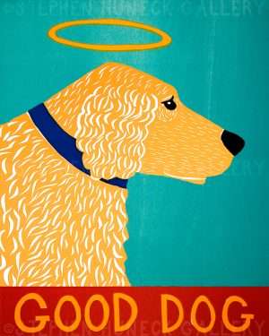 Good Dog-Golden - Giclee Print