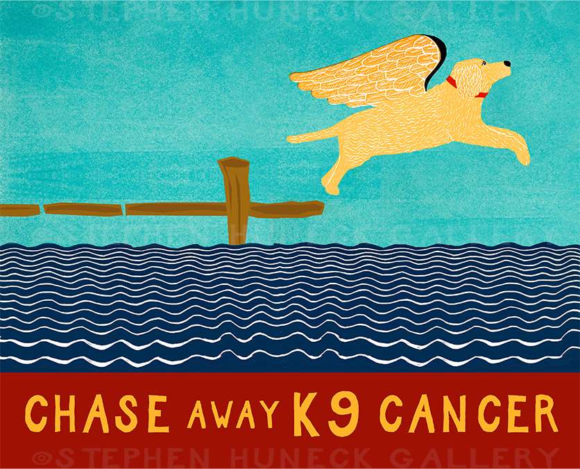 Chase Away K9 Cancer - Giclee Print