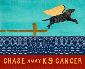 Chase Away K9 Cancer - Giclee Print