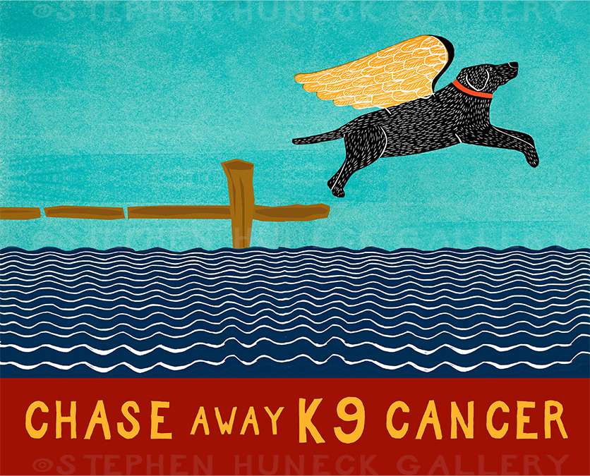 Chase Away K9 Cancer - Giclee Print