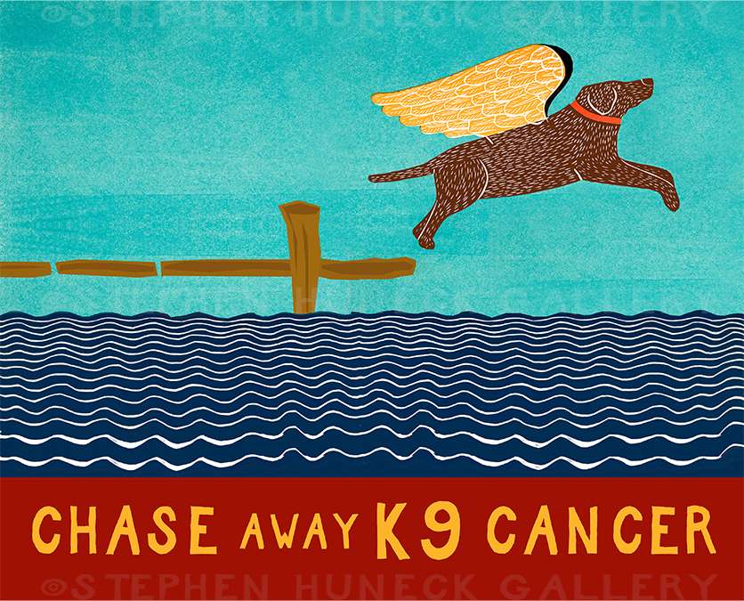 Chase Away K9 Cancer - Giclee Print