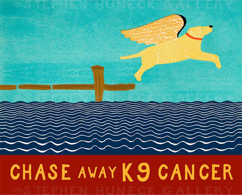 Chase Away K9 Cancer - Giclee Print