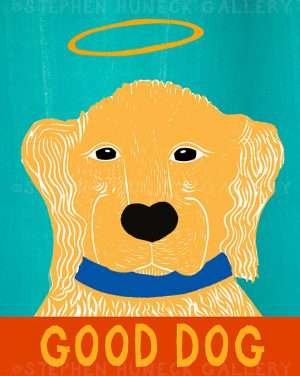 Good Dog-Golden II - Giclee Print