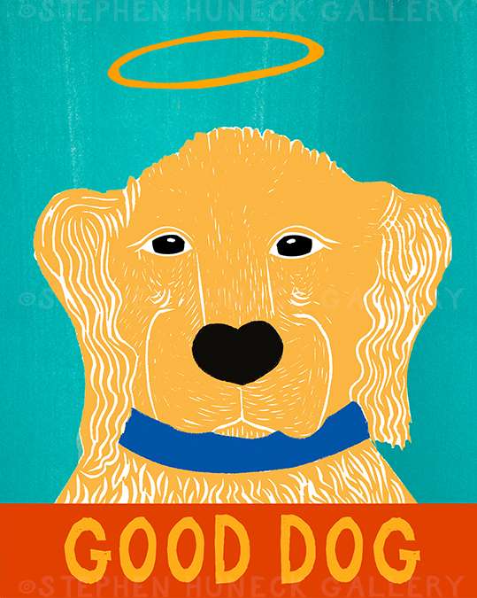 Good Dog-Golden II - Giclee Print