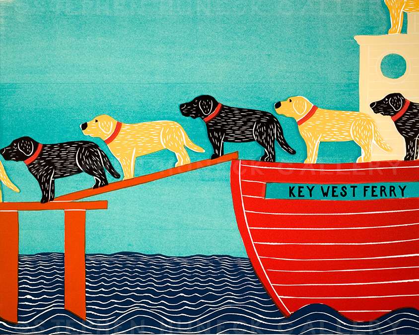 DISABLEDIsland Ferry-Key West - Giclee Print