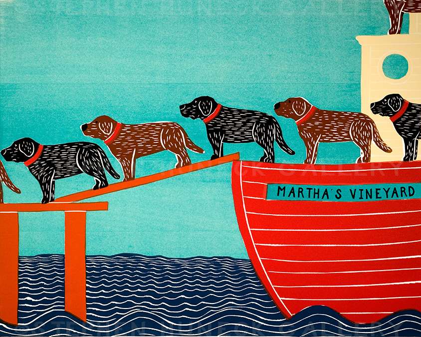 Island Ferry-Martha's Vineyard - Giclee Print