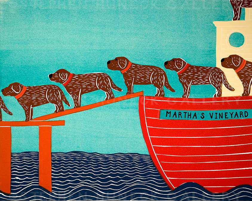 Island Ferry-Martha's Vineyard - Giclee Print