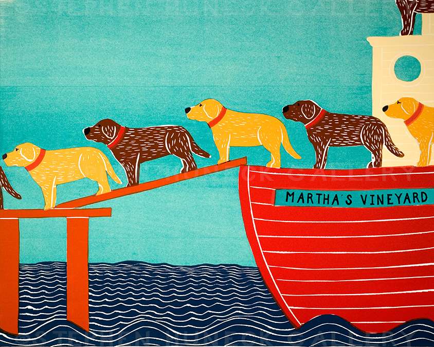 Island Ferry-Martha's Vineyard - Giclee Print