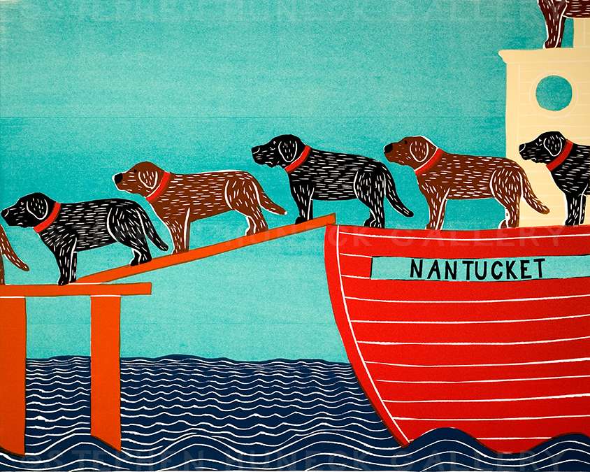 Island Ferry-Nantucket - Giclee Print