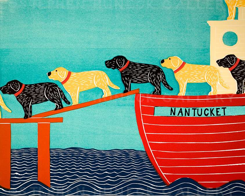 Island Ferry-Nantucket - Giclee Print