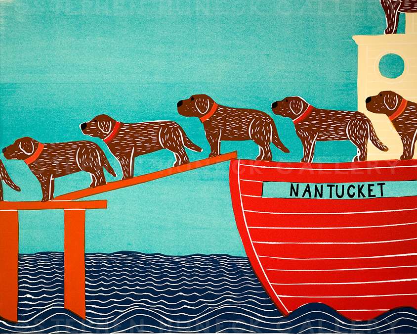 Island Ferry-Nantucket - Giclee Print