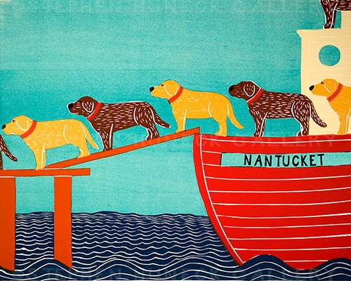 Island Ferry-Nantucket - Giclee Print