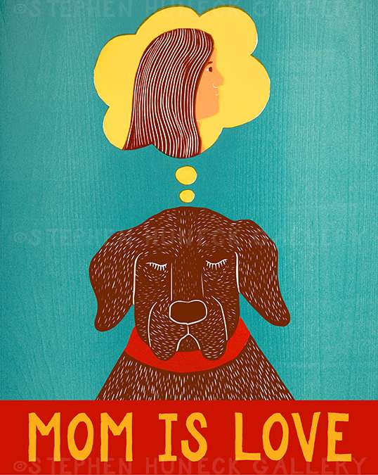 Mom is Love - Giclee Print
