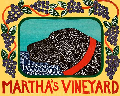 Martha's Vineyard Grapes - Giclee Print