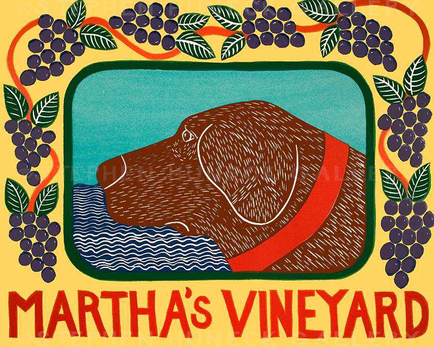 Martha's Vineyard Grapes - Giclee Print
