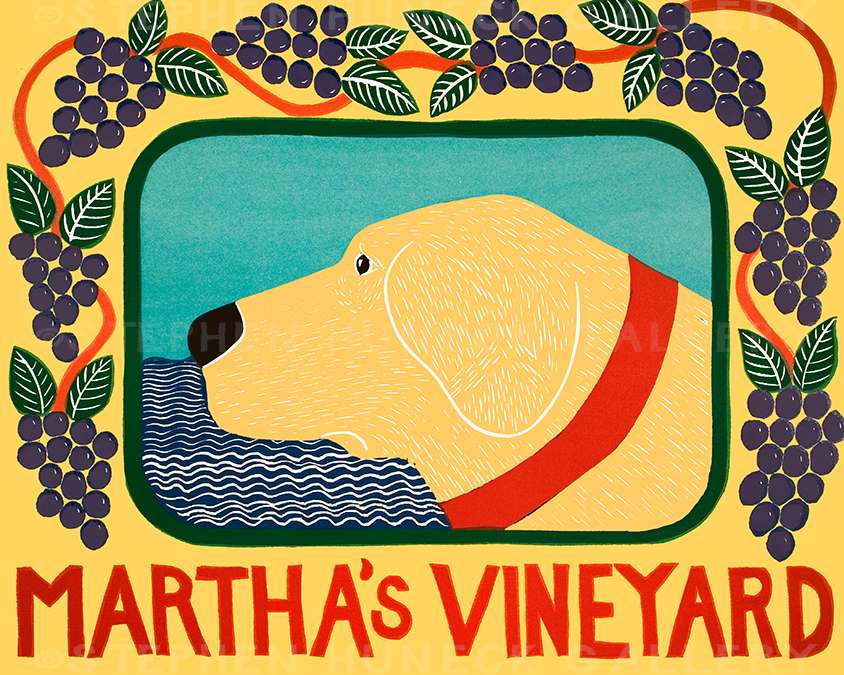 Martha's Vineyard Grapes - Giclee Print