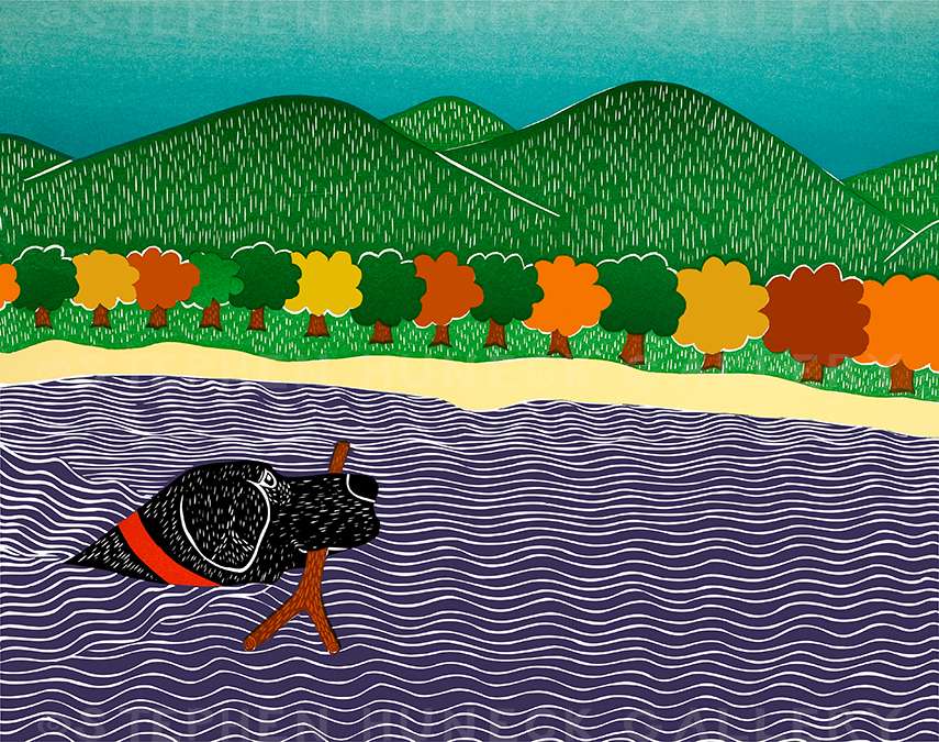 I Like Sticks-Autumn - Giclee Print