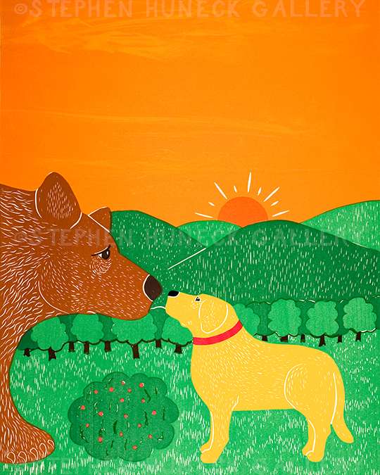 I Meet a Bear - Giclee Print