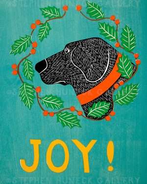 Joy - Original Woodcut