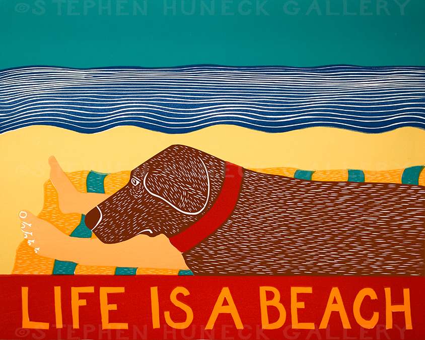 Life is a Beach - Giclee Print
