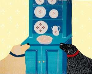 Lucky Dogs (Eye on the Pie) - Giclee Print