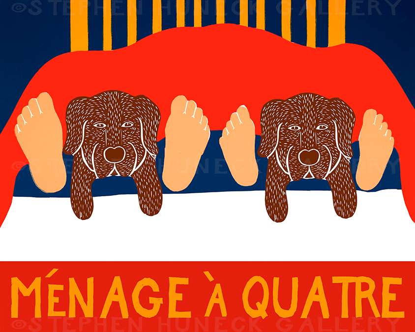 Menage a Quatre - Giclee Print