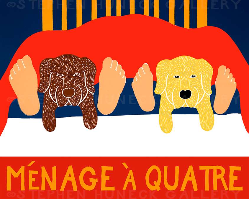 Menage a Quatre - Giclee Print