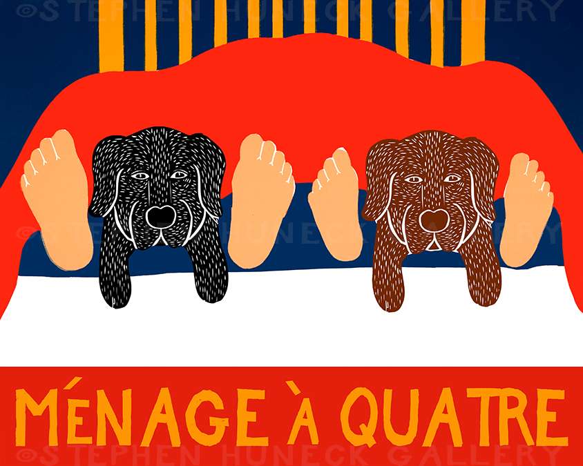 Menage a Quatre - Giclee Print