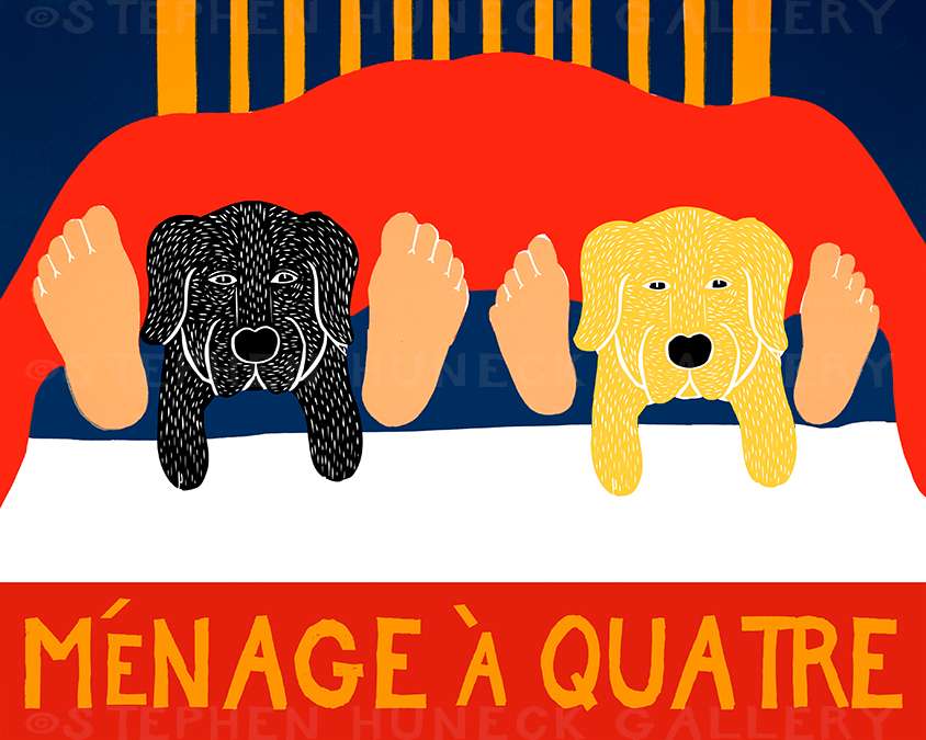 Menage a Quatre - Giclee Print