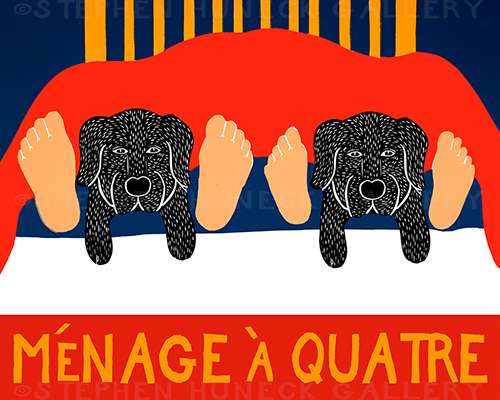 Menage a Quatre - Giclee Print