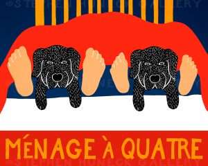 Menage a Quatre - Giclee Print