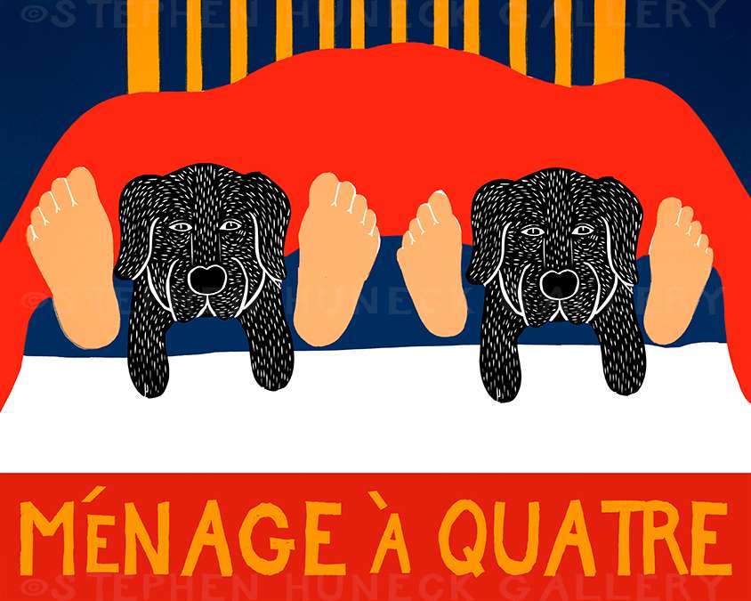 Menage a Quatre - Giclee Print
