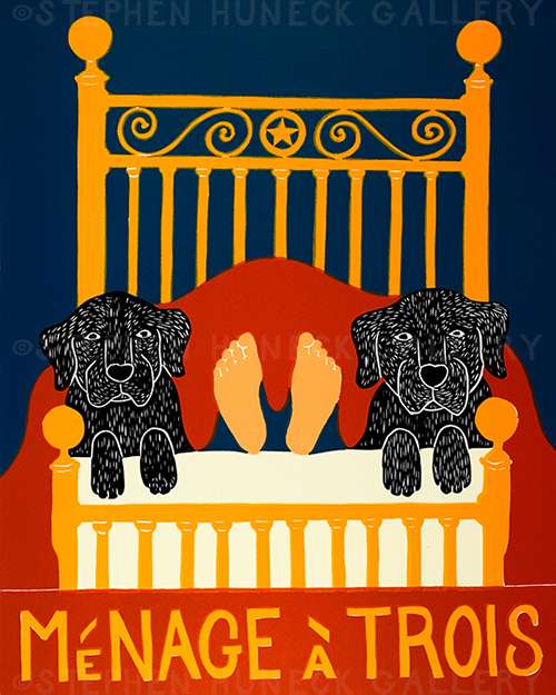 Menage a Trois II - Giclee Print